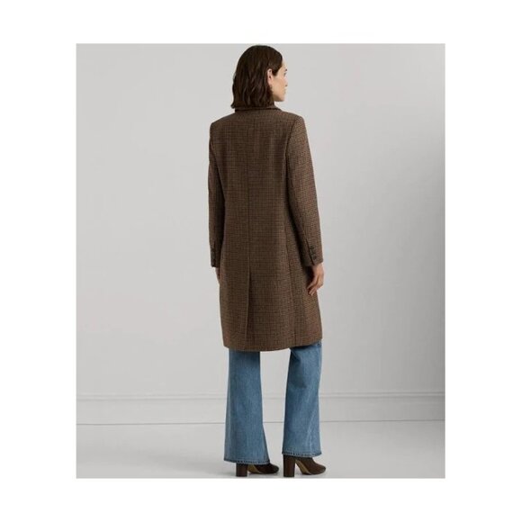 NWT Lauren Ralph Lauren Women's Wool-Blend Walker Coat Size 12 - Picture 4 of 12
